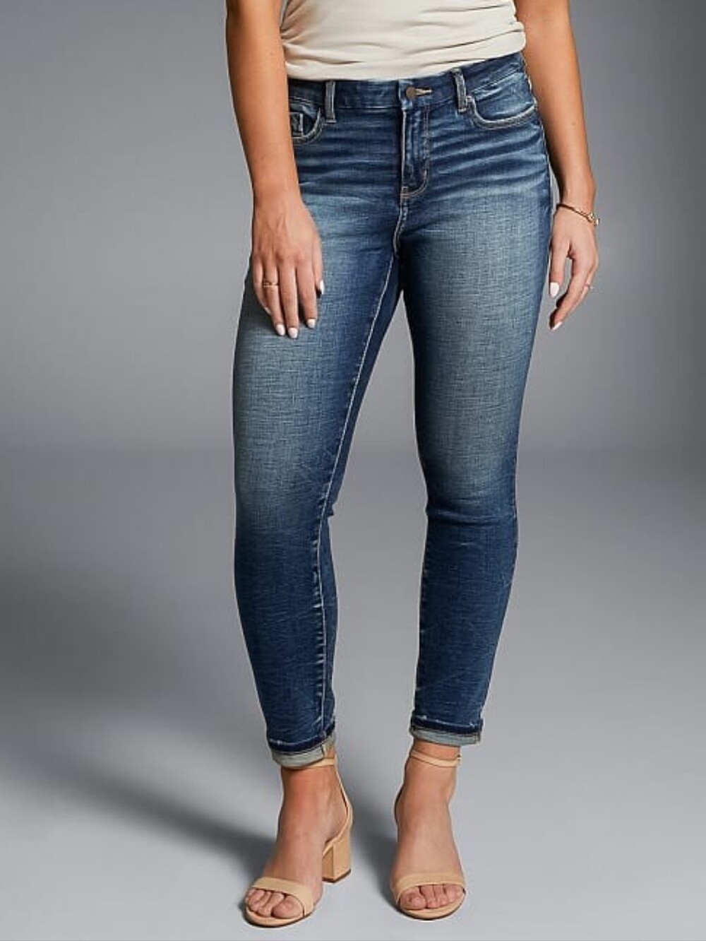 12/14 Curvy - Buckle Black Fit 85 Skinny Ankle Jeans Sz 31 BBW1293 Gabby